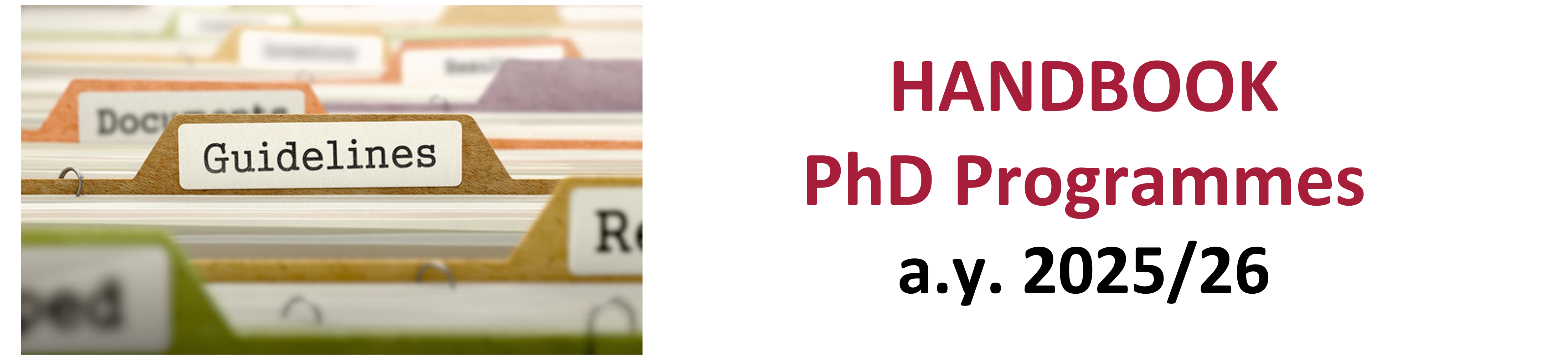 vademecum PhD handbook 2025/26