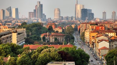 veduta aerea da Torre Breda