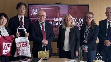 Meeting between the University of Milano-Bicocca and Osaka Metropolitan University to discuss future collaborations