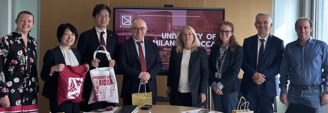 Meeting between the University of Milano-Bicocca and Osaka Metropolitan University to discuss future collaborations